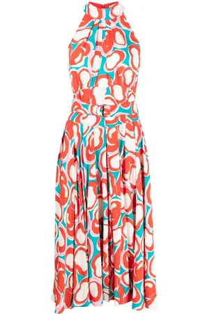 Diane von Furstenberg Vestido Nicola estampado