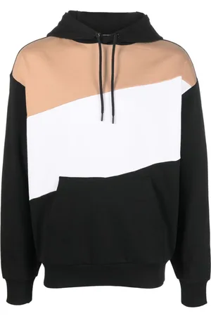 HUGO BOSS Sudadera con capucha y motivo de rayas
