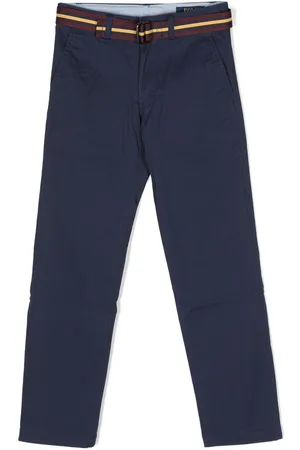 Ralph Lauren Pantalones rectos con cinturón