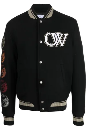OFF-WHITE Chaqueta bomber con parche del logo