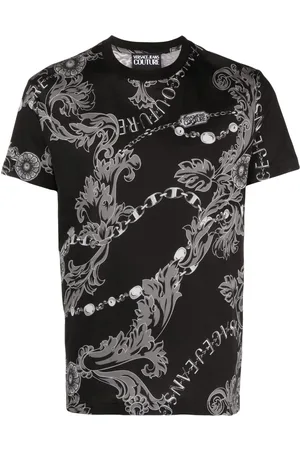 VERSACE Camiseta con estampado Couture Chain