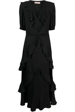 Twin-Set Vestido largo con volantes
