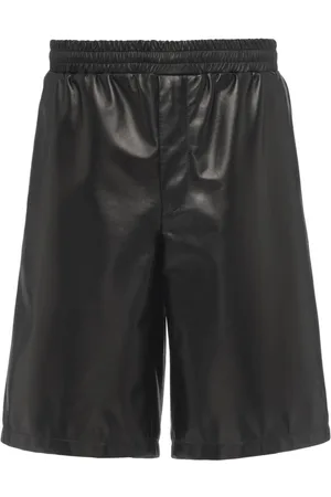 Prada Bermudas con logo triangular