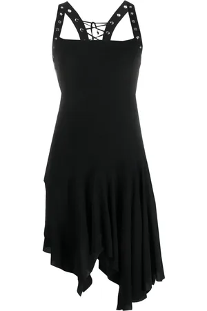 BLUMARINE Vestido corto asimétrico
