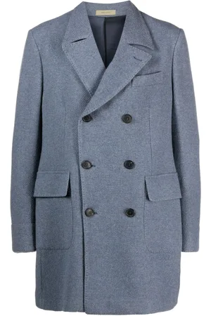 corneliani Abrigo con solapa de muesca y doble botonadura