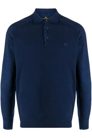 Etro Polo con logo bordado