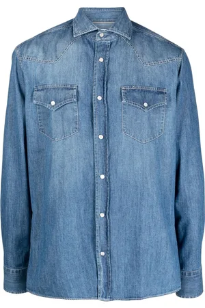 Brunello Cucinelli Camisa vaquera con botones