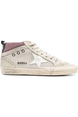 Golden Goose Zapatillas altas con logo estampado