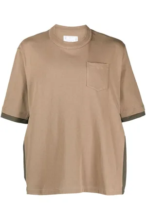 SACAI Camiseta con diseño colour block