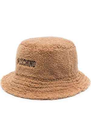 Moschino Sombrero de pescador con logo bordado