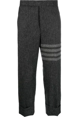 Thom Browne Pantalones de tiro caído