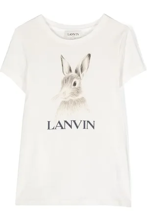 Lanvin Camiseta Botanica con conejo estampado