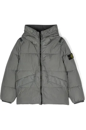 Stone Island Plumífero con logo Compass