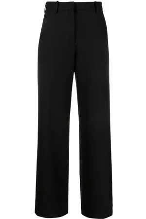Maje Pantalones acampanados de talle alto