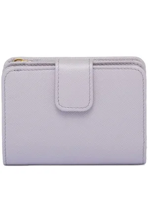 Prada Cartera de piel saffiano con logo