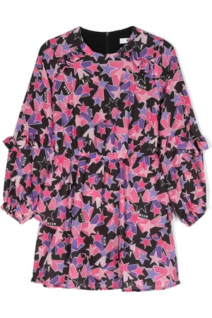 Msgm Vestido acampanado con volantes
