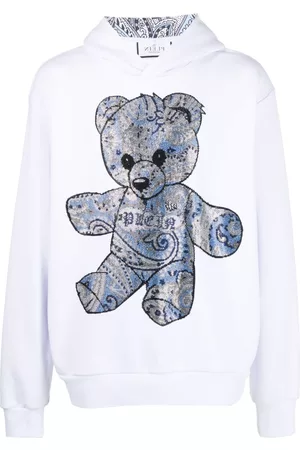 Philipp Plein Sudadera con capucha y strass