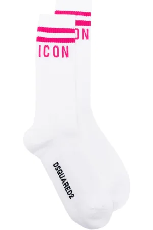 Dsquared2 Calcetines de canalé con logo