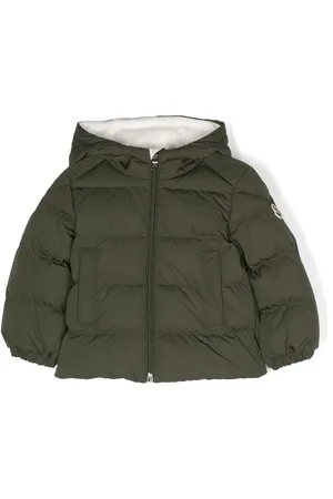 Moncler Plumífero con parche del logo