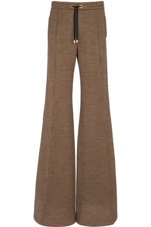 Balmain Pantalones acampanados con cordones