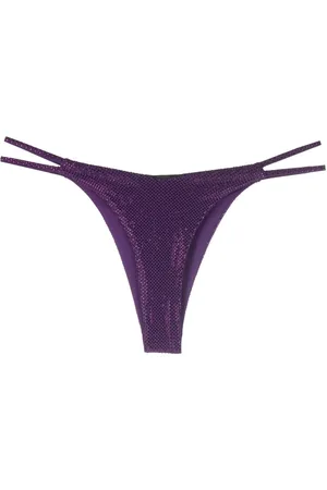 Philipp Plein Tanga con detalle de cristales