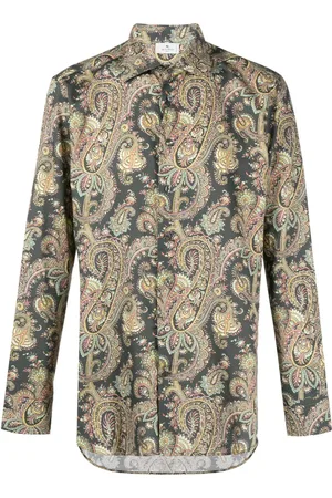 Etro Camisa con estampado de cachemira