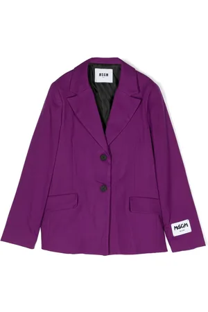 Msgm Blazer con parche del logo