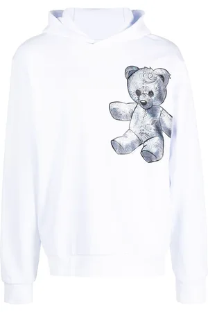 Philipp Plein Sudadera Paisley Teddy Bear con capucha