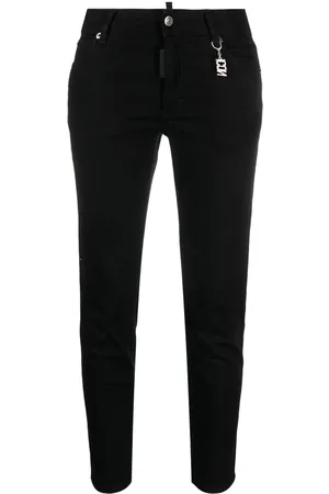 Dsquared2 Pantalones ajustados con placa del logo