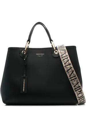 Emporio Armani Bolso shopper con logo en relieve