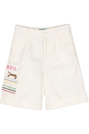 Kenzo Pantalones cortos con diseño bordado