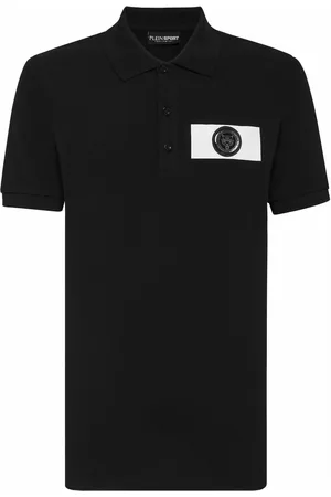 Philipp Plein Polo con parche del logo