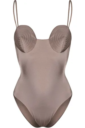 Noire Swimwear Bañador con cuello redondo
