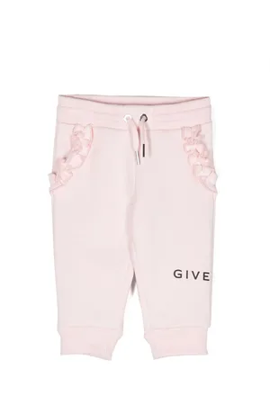 Givenchy Pantalones de chándal con logo estampado