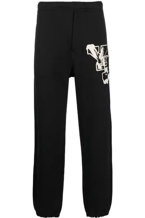 Y-3 Pantalones de chándal con logo estampado