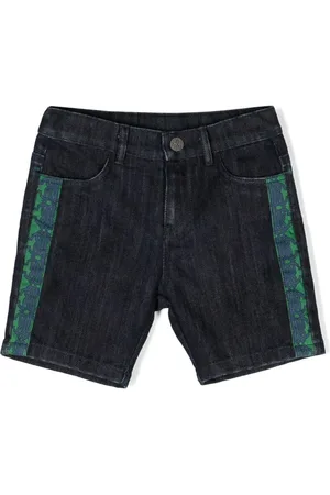 Roberto Cavalli Bermudas con logo bordado