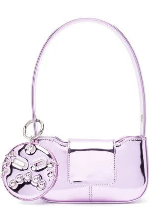Justine Clenquet Bolso de hombro Dylan metalizado