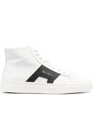 santoni Zapatillas altas con letras del logo