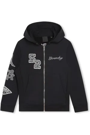 Givenchy Sudadera con cremallera y logo bordado