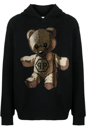 Philipp Plein Sudadera Teddy Bear con capucha