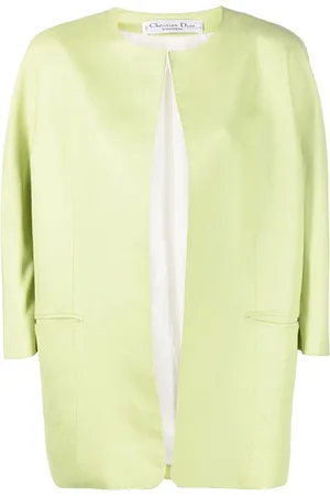 Dior Chaqueta abierta sin cuello 1980 pre-owned