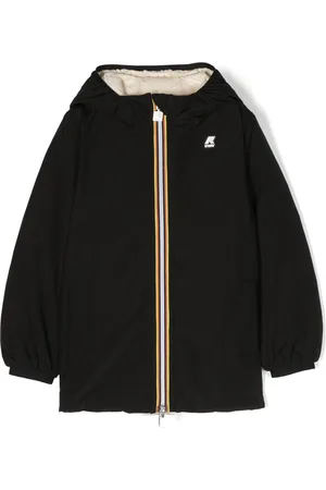 K-Way Chaqueta con capucha y parche del logo