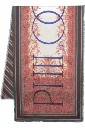 PIERRE-LOUIS MASCIA Fular Fancy con estampado gráfico