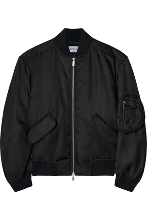 OFF-WHITE Chaqueta bomber con cierre de cremallera