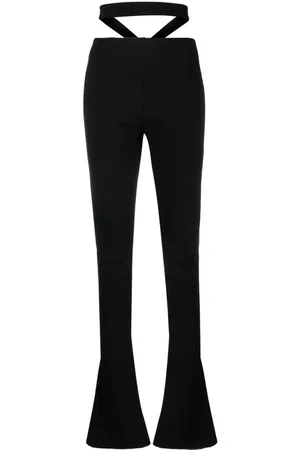 ANDREADAMO Pantalones acampanados con aberturas