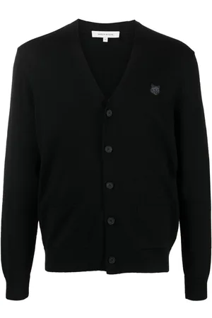 Maison Kitsuné Cárdigan con cuello en V