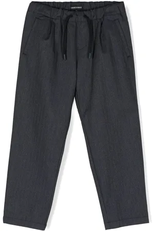Emporio Armani Pantalones rectos con cordones