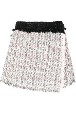 Msgm Skorts con diseño cruzado