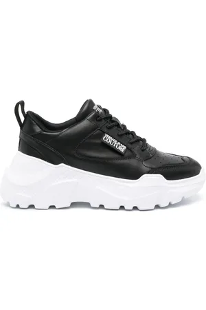 VERSACE Zapatillas bajas con parche del logo