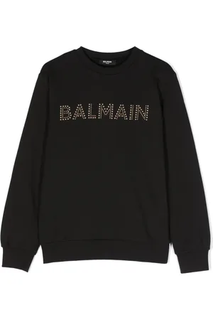 Balmain Sudadera con apliques del logo